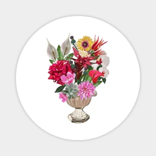 Colorful flowers bouquet Magnet